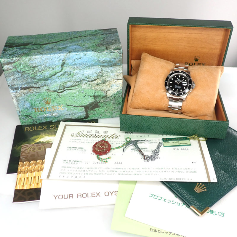 超歓迎国産ROLX ロレックス サブマリーナー 16610箱 付属品 時計