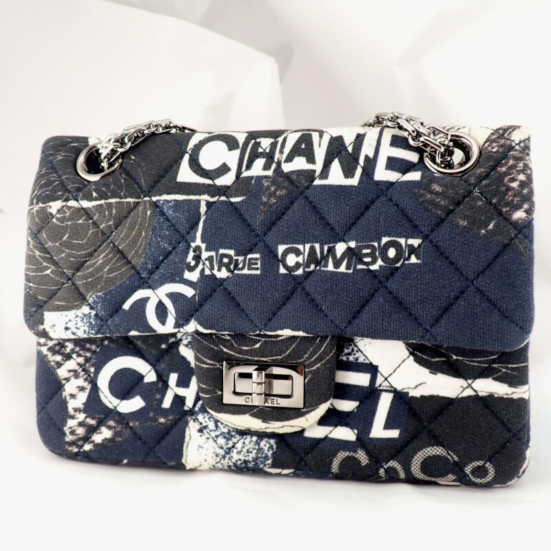 シャネル ミニ ジャージー グラフティ カメリア 20  CHANEL Jersey Graffiti Camellia 2019年製